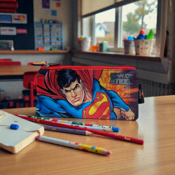 Cartuchera doble Superman niño Nickelodeon | Más espacio y orden