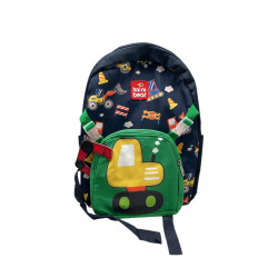 Salveque Everest Carro de Construcción | Mochila escolar infantil