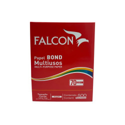 Resma Papel Bond Falcon Tamaño Cart 8.5X11.70Grs Bts25