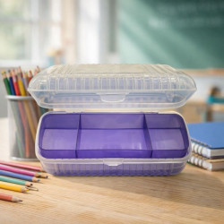 Cartuchera Plastica  Division Sablon