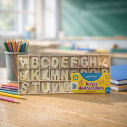 Abecedario Madera Pointer (Pzz-1906)