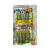 Juego Lapiz Borrador Fuguras 6Pcs (Er-C6)