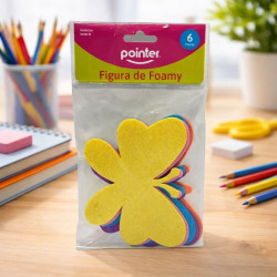 Figura Foamy Mariposa 6Pcs Pointer (Ch106-3445M)