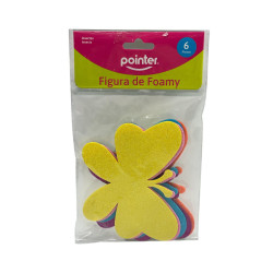 Figura Foamy Mariposa 6Pcs Pointer (Ch106-3445M)