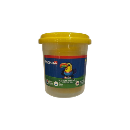 Plastilinas Caribe Amarillo 1 Pzs Facela (Pt01488Am)