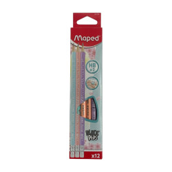 *517304 Mp Lapiz Grafito Black Peps Pastel No.2 Caj/12