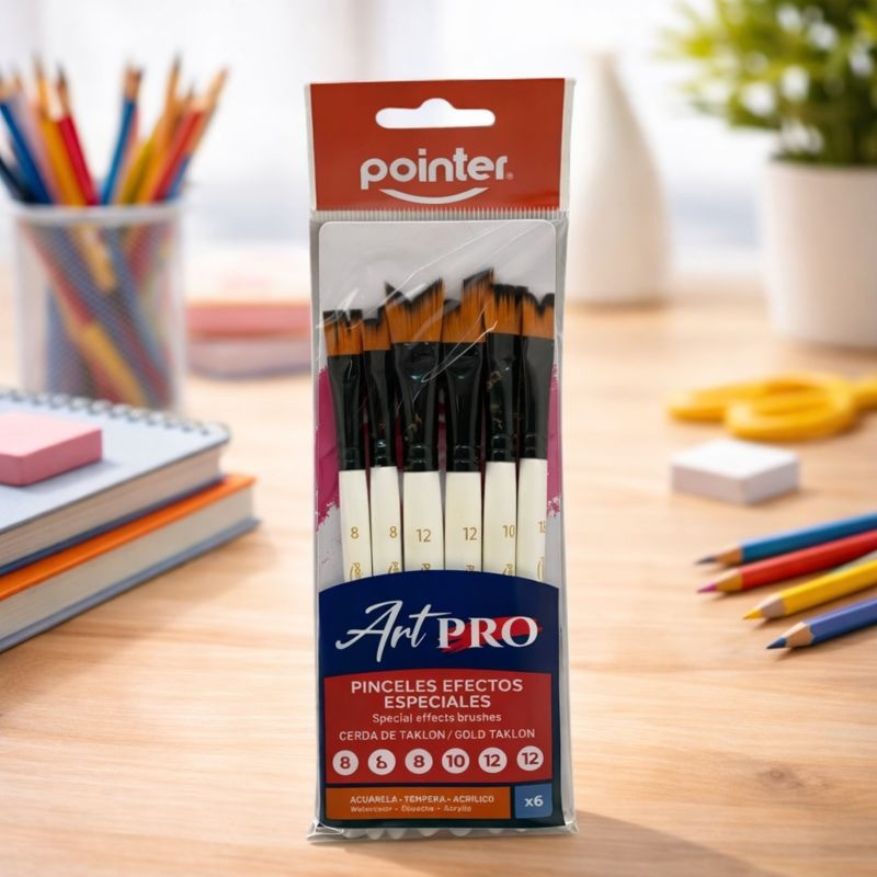 Pincel X 6 Pzas. (Ab-2228)