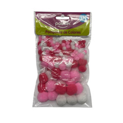 Pompones De Colores Para Manualidades X 150 Pzas. (Anc-1986)