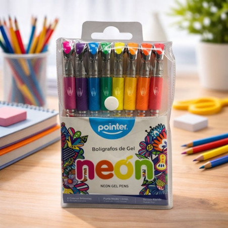 Lapicero Gel Pointer 8 Pczas (Gp-2210-N)