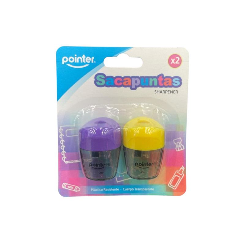 Sacapuntas Pointer 2Pcs Blister (Sh-2341)