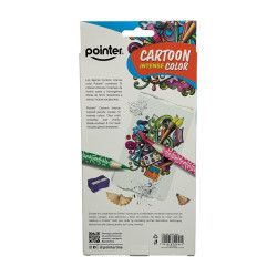 Lapiz Color 12Pcs Pointer Tajador (Rcps-12Ds)