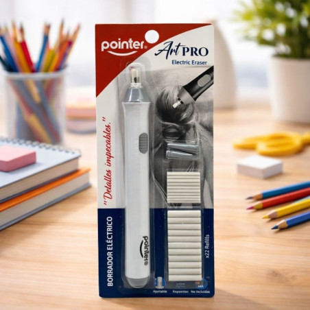 Borrador Electrico Pointer 2Pcs (Eer-23240)