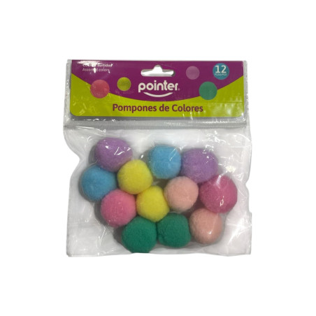 Manualidad Pom Pom Pointer 9Pcs (Anc-23141)