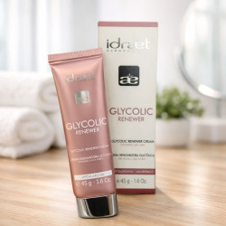 CREMA RENOVADORA GLICOLICA PIEL NORMAL A SECA 45G IDRAET