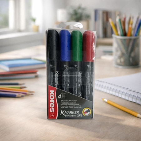 Marcador Permanete Xp1 Set 4 Colores (209436)