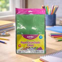 Papel Escarchado Colores 10Pcs Pointer(Pm-8-10)