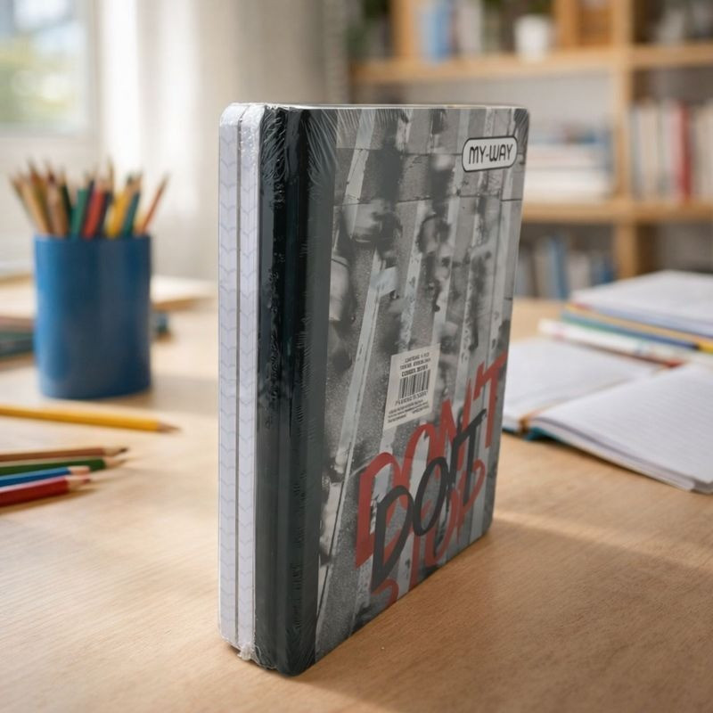 Cuaderno Cos.Pointer Gde Black Pointer (80235-Bl-2024)