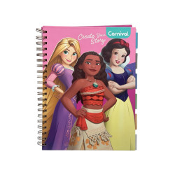 Cuaderno Resortes 150H Princesas (Pr-3Me-568)