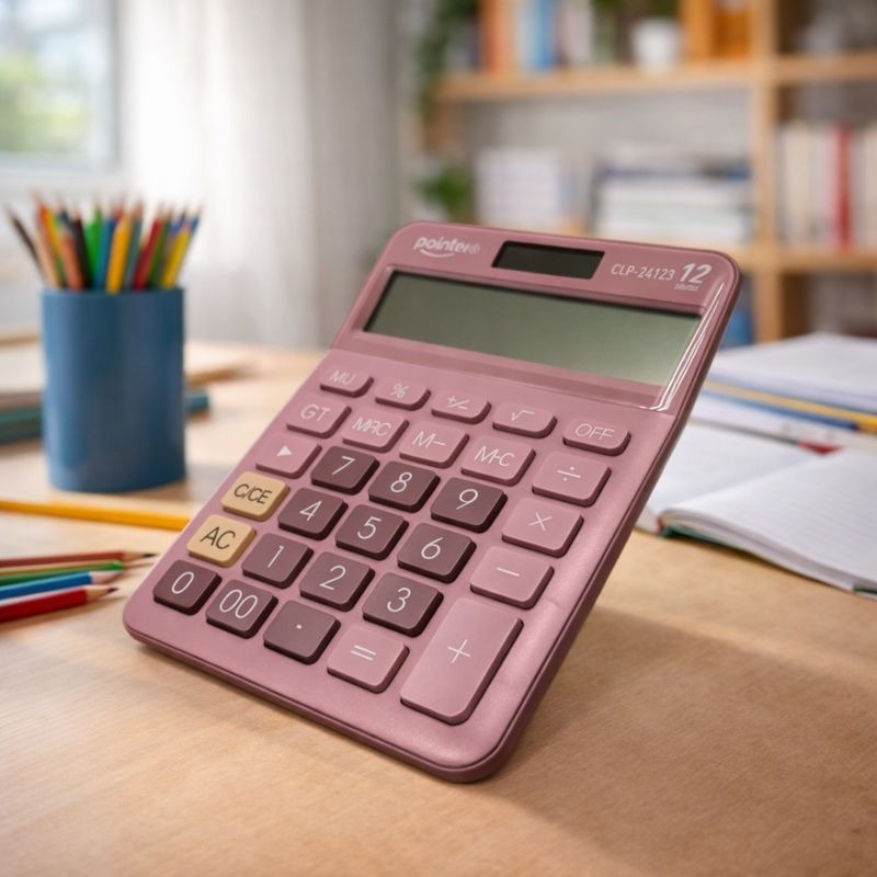 CALCULADORA 12 DIGITOS POINTER (CLP-24123)