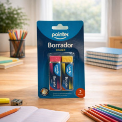 Borrador Blister 2Pcs Pointer(Er-1949-B)