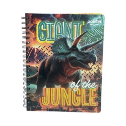 CUADERNO 200H ESP GDE DINOS 5MAT POINTER (2887) BTS25