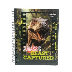 CUADERNO 200H ESP GDE DINOS 5MAT POINTER (2887) BTS25