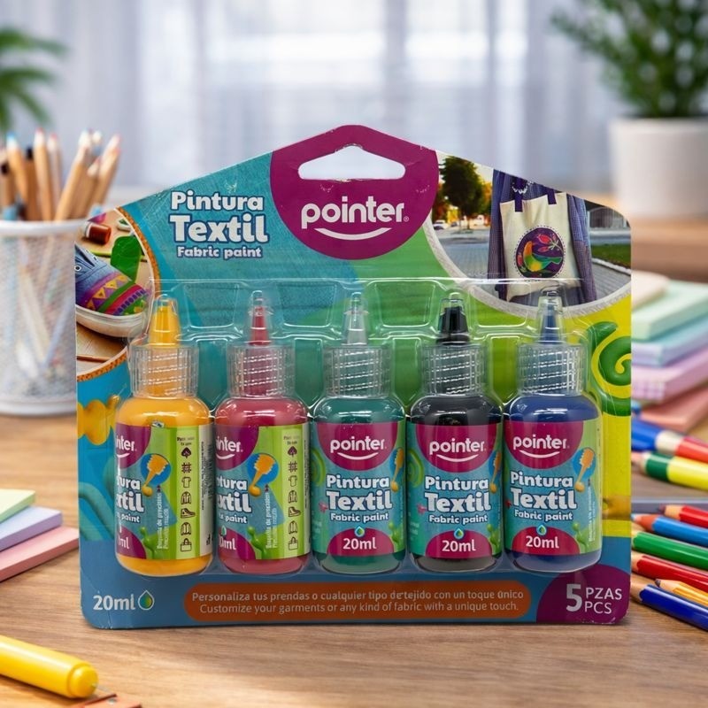 Pintura Tela Pointer 5Pcs (Fab-23227)