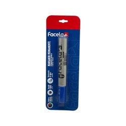 MARCADOR PERMANENTE AZUL 1 PZS FACELA (PT16030)