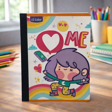 CUADERNO 100H COSIDO PEQ VALUE UNISEX (183113) LIDER-BTS25