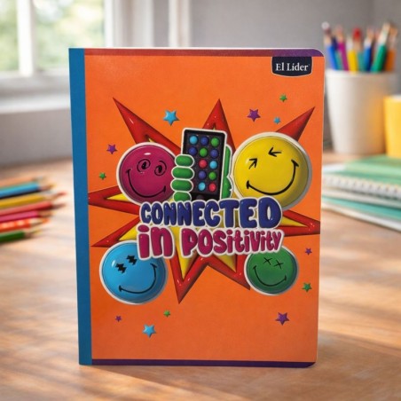 CUADERNO COSIDO GRANDE 52H SMILEY KIDS MASC (79116)