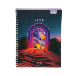 CUADERNO ESPIRAL GRANDE 80H FEEL (76146)
