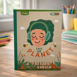 CUADERNO COSIDO GRANDE 100H ECOKIDS (78140)