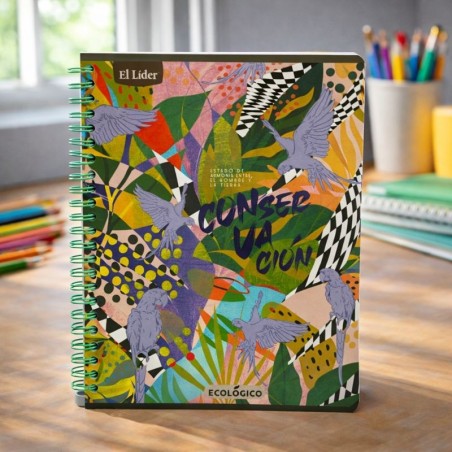 CUADERNO ESPIRAL GRANDE 100H ECOLOGICO (84172)
