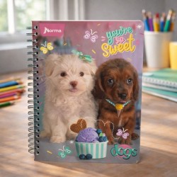 CUADERNO ESPIRAL 100H DOGS 1UD (576213)