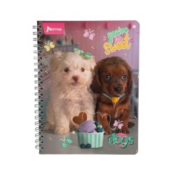 CUADERNO ESPIRAL 100H DOGS 1UD (576213)