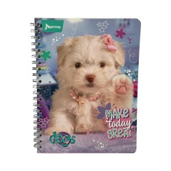 CUADERNO ESPIRAL 100H DOGS 1UD (576213)