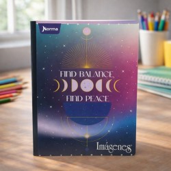 CUADERNO COSIDO 100H IMAGENES FEMENINO 1UD (576234)