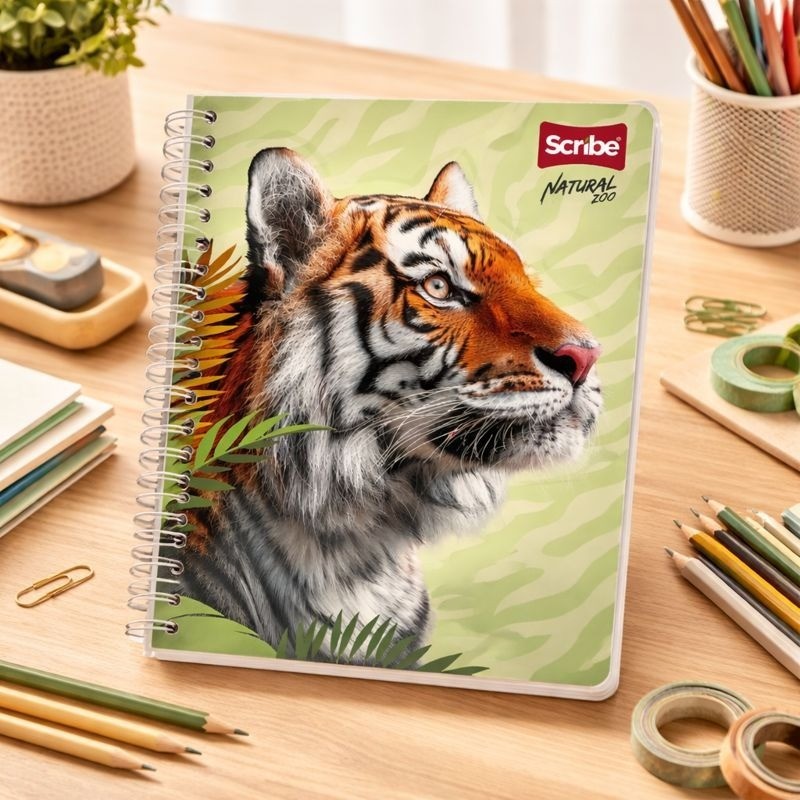 CUADERNO ESPIRAL SCR 101-100H NATURAL ZOO (C30217550) (20040