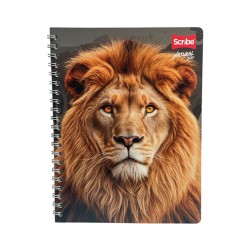 Cuaderno 100H Resorte Scribe Natural Zoo (C30217550) Bts25