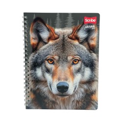 Cuaderno 100H Resorte Scribe Natural Zoo (C30217550) Bts25