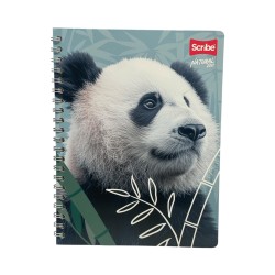 Cuaderno 100H Resorte Scribe Natural Zoo (C30217550) Bts25