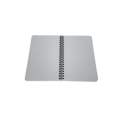 Cuaderno Kraft 80H Resorte Vertical 12*18;5