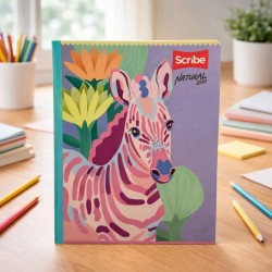 Cuaderno 100H Cosido Scribe Natural Zoo (C6085150) Bts25