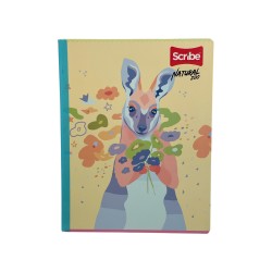 Cuaderno 100H Cosido Scribe Natural Zoo (C6085150) Bts25