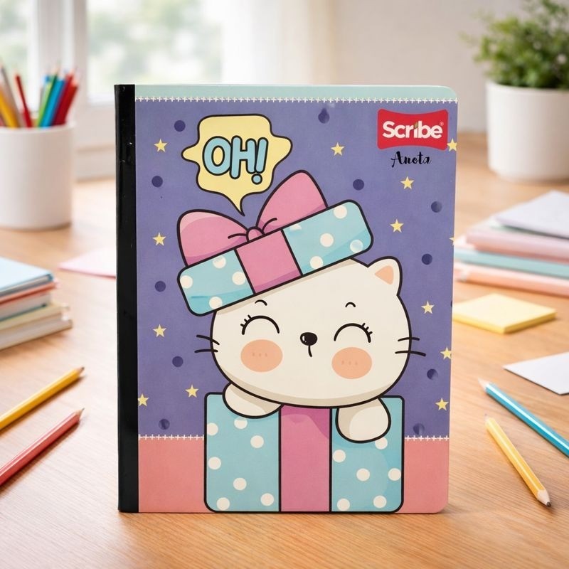 Cuaderno 100H Cosido Scribe Anota (C6080280) Bts25