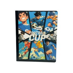 CUADERNO COSIDO GRANDE  100H ESTILO ANIME MASC