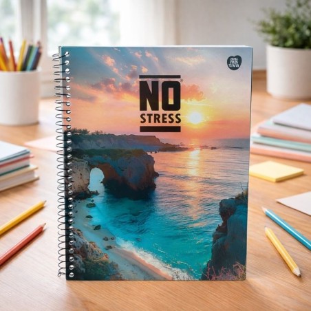 CUADERNO 96H RESORTE TD ANIMA NO STRESS (106983) BTS25