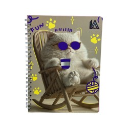 CUADERNO 100H RESORTE ESTILO PRO IA BY FEM (362356) BTS25