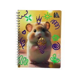 CUADERNO 100H RESORTE ESTILO PRO IA BY FEM (362356) BTS25