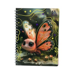 CUADERNO 100H RESORTE ESTILO PRO IA BY FEM (362356) BTS25